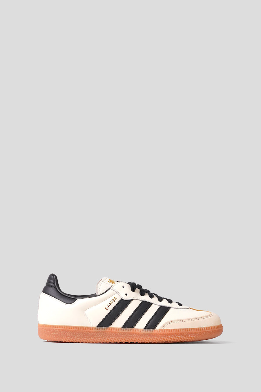 ADIDAS - CREAM WHITE AND CORE BLACK AND SAND STRATA SAMBA OG SNEAKERS LE LABO STORE ADIDAS - CREAM WHITE AND CORE BLACK AND SAND STRATA SAMBA OG SNEAKERS LE LABO STORE