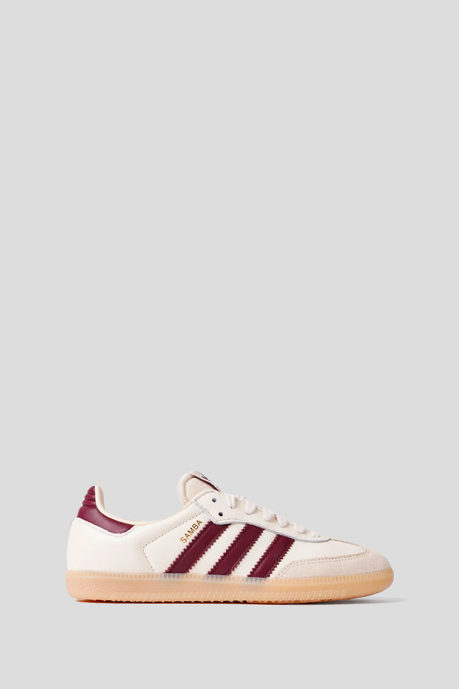 ADIDAS - WONDER WHITE, SHADOW RED AND GUM SAMBA OG SNEAKERS LE LABO STORE ADIDAS - WONDER WHITE, SHADOW RED AND GUM SAMBA OG SNEAKERS LE LABO STORE
