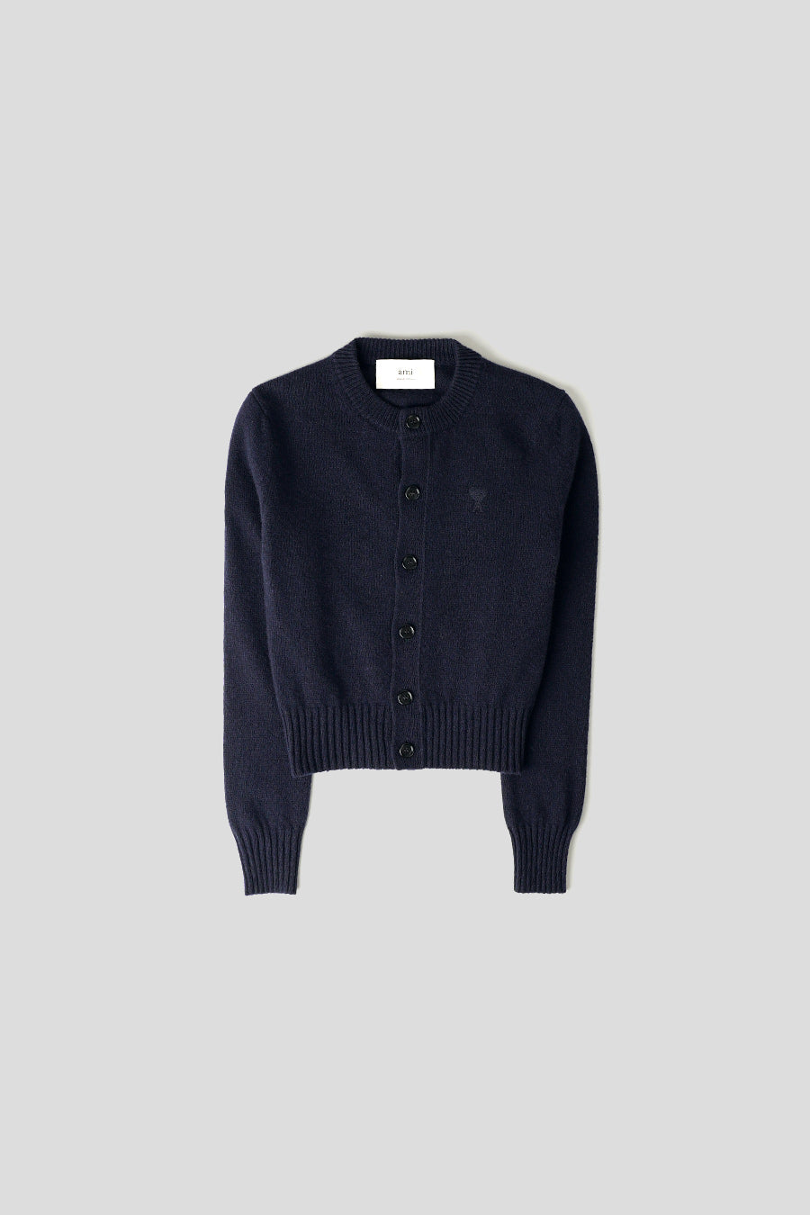 AMI PARIS CASHMERE CARDIGAN AMI DE COEUR NAVY BLUE – LE LABO STORE