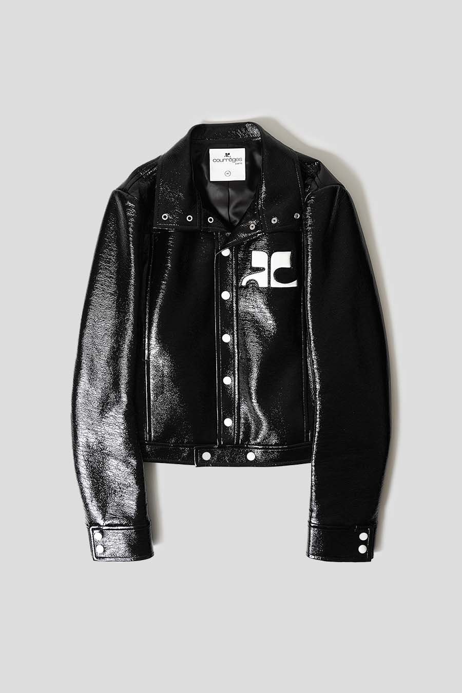 COURRÈGES BLOUSON VINYLE RÉEDITION NOIR – LE LABO STORE