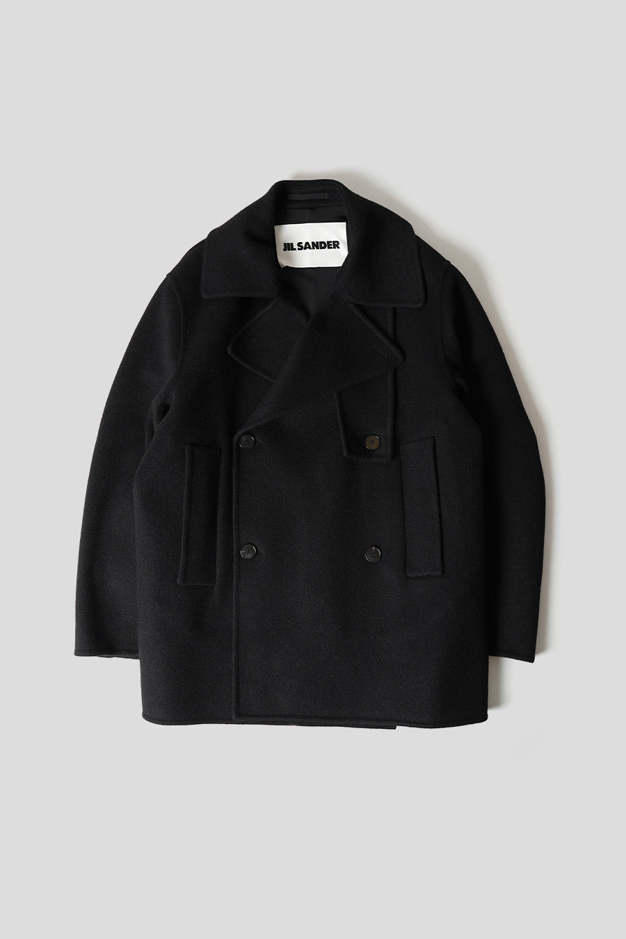 JIL SANDER BLACK DOUBLE SLIT AND FELTED COAT – LE LABO STORE