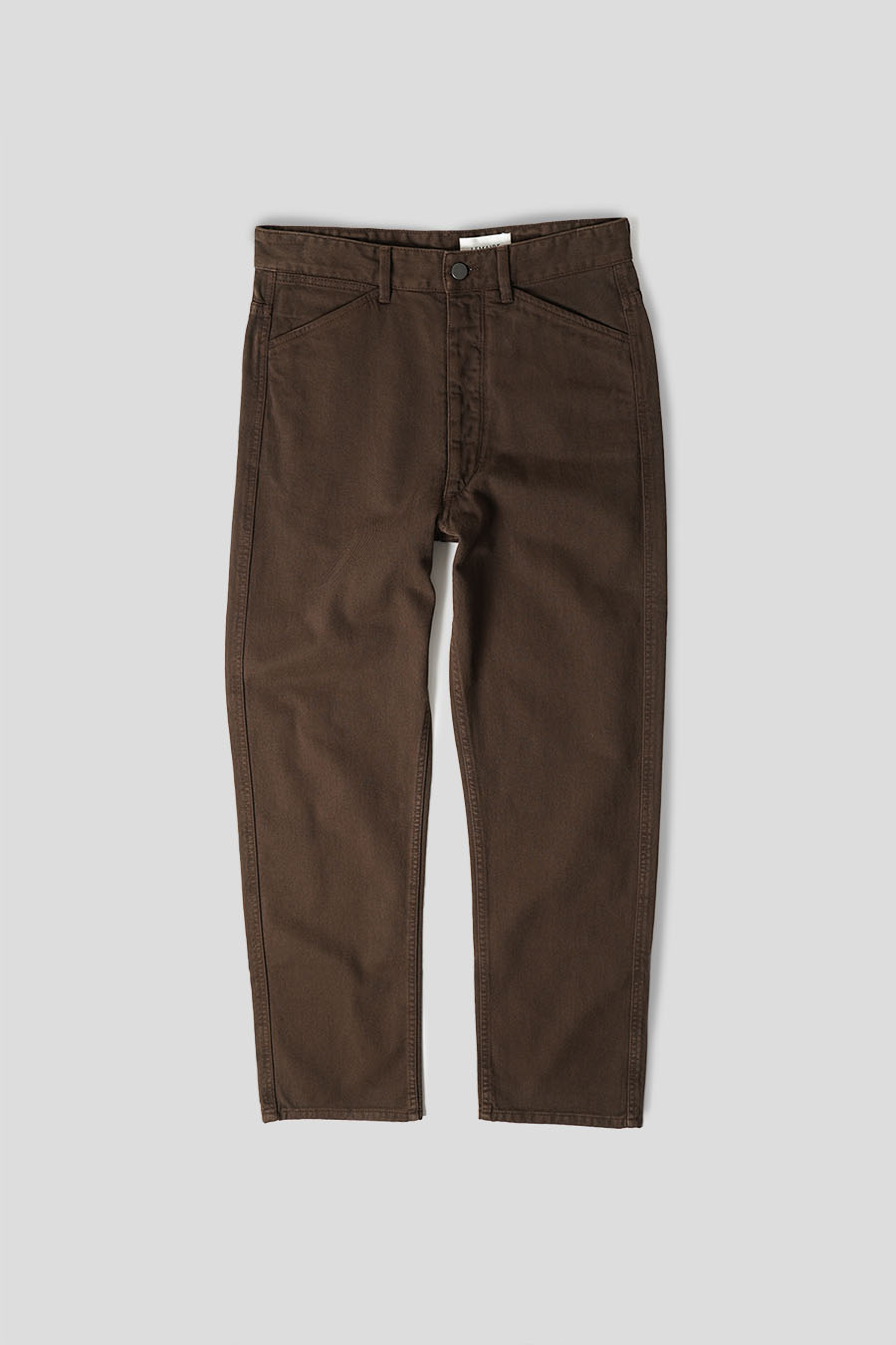 LEMAIRE - ESPRESSO CURVED 5 POCKETS PANTS