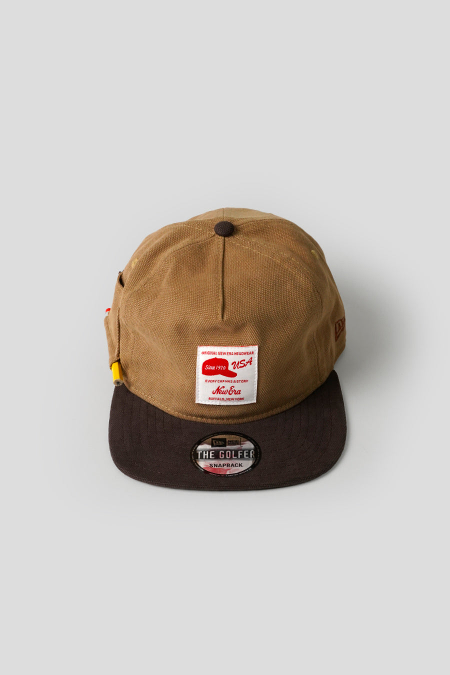 NEW ERA BROWN AND SAND WORKWEAR GOLFER CAP – LE LABO STORE