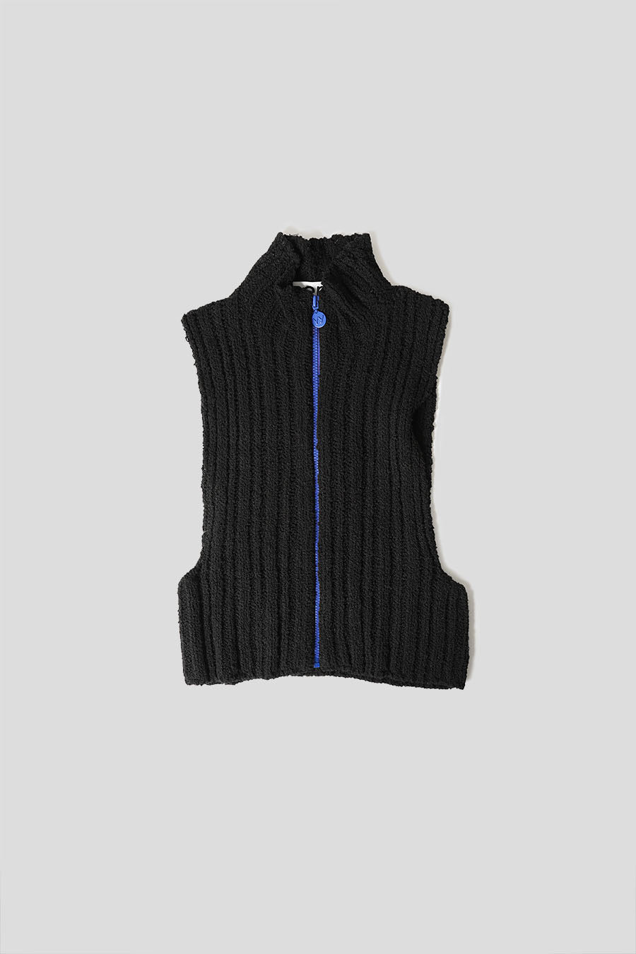 Open YY BLACK SLEEVELESS SIDE-SHIRT ZIPPED JACKET – LE LABO STORE
