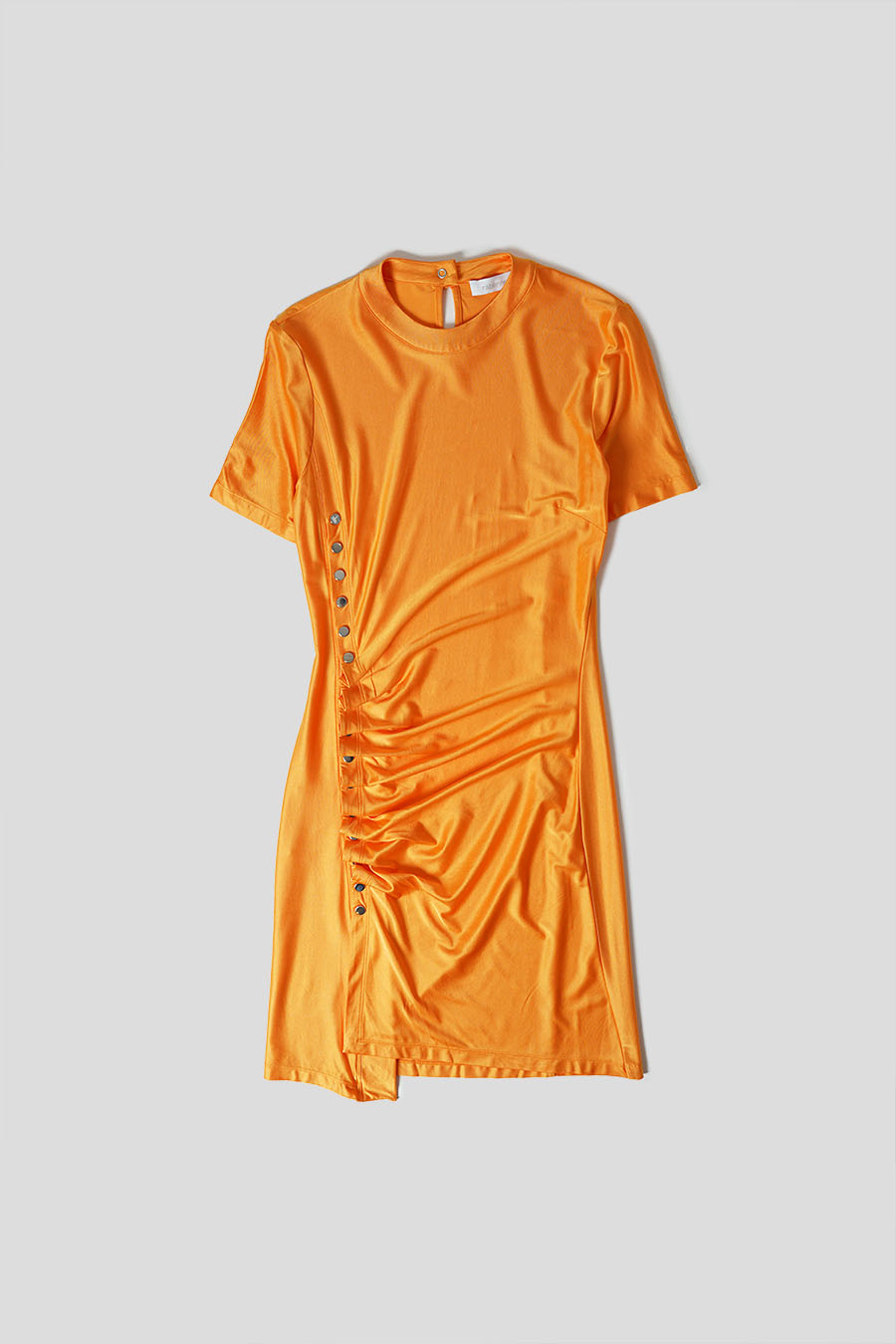rabanne draped short sleeve dress rabanne Draped Mini Dress