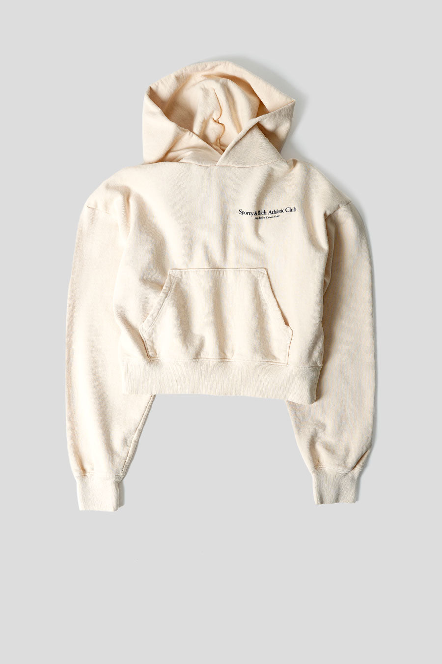Sporty & Rich - CREAM ATHLETIC CLUB HOODIE – LE LABO STORE