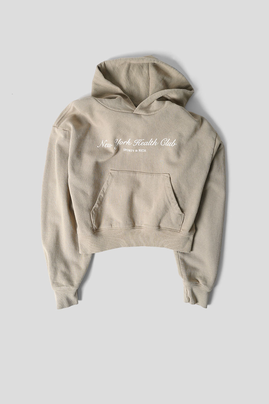 Sporty & Rich - ELEPHANT NY HEALTH CLUB CROPPED HOODIE – LE LABO STORE