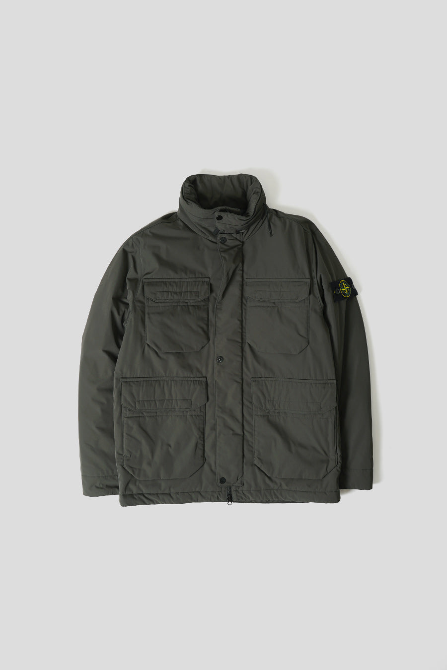 Stone Island DARK GREEN MICRO TWILL PRIMALOFT® DOWN JACKET – LE