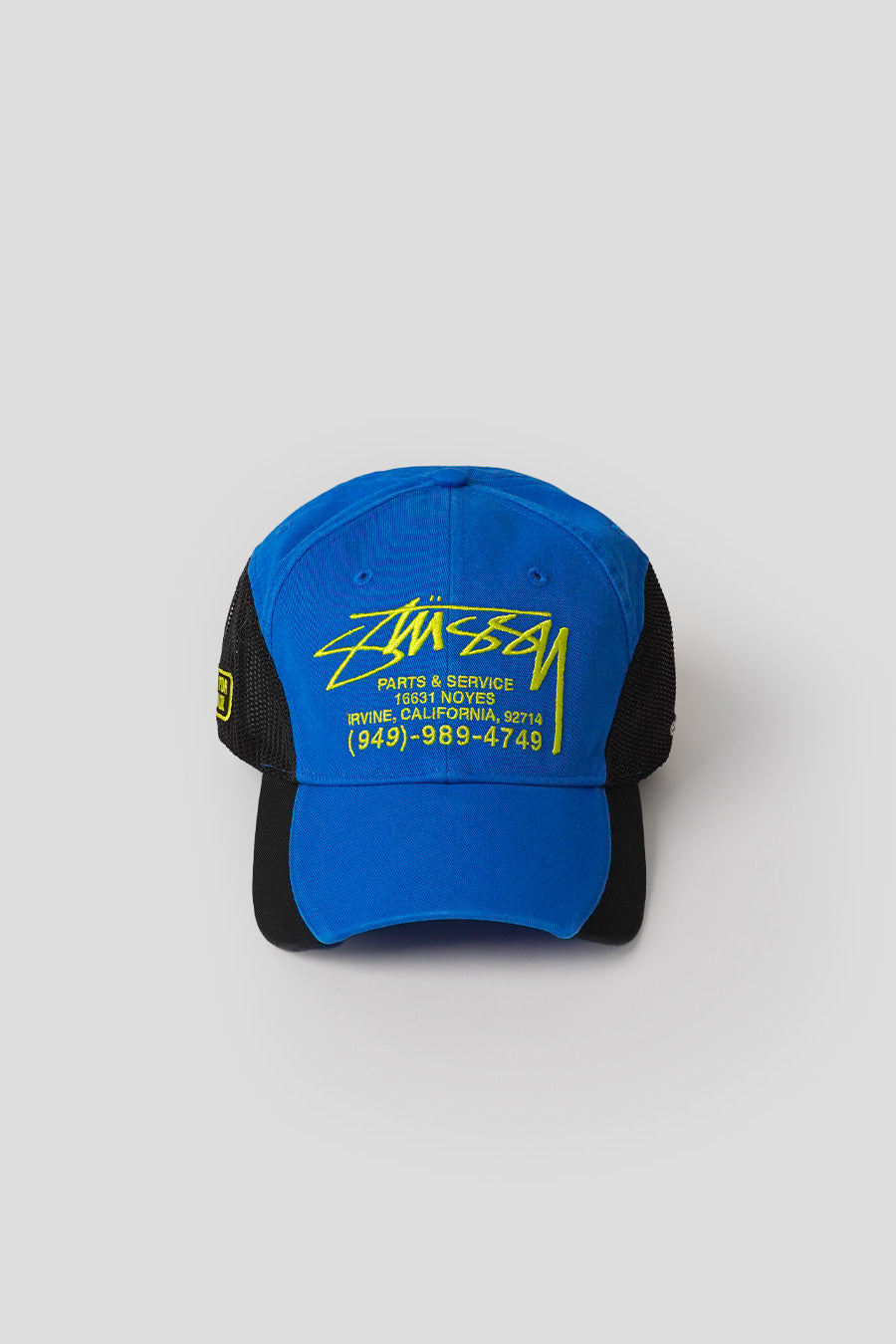 Stussy - BLUE LP SERVICE MESH STRAPBACK CAP – LE LABO STORE