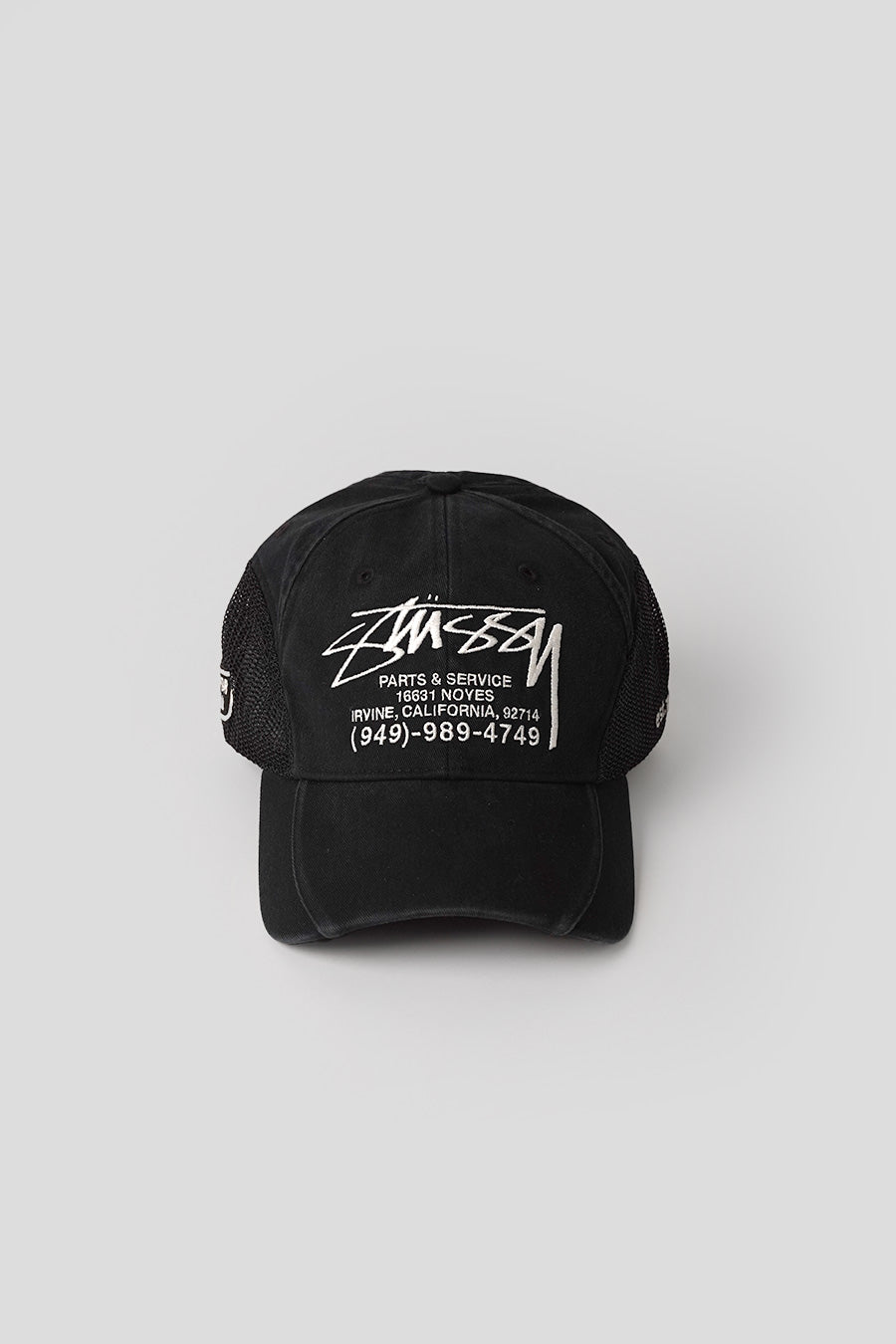 Stussy - BLACK LP SERVICE MESH STRAPBACK CAP – LE LABO STORE