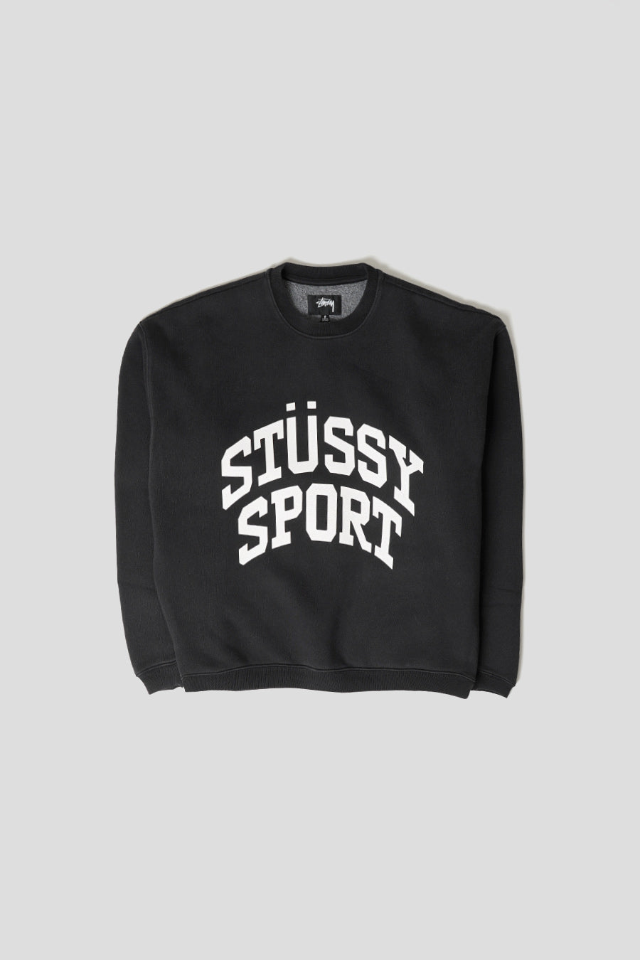 Stussy CREWNECK BIG CRACKLE SPORT BLACK – LE LABO STORE