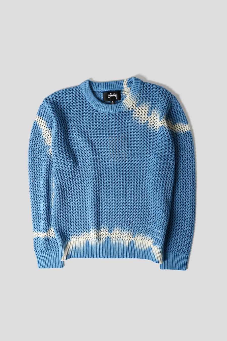 Stüssy - BLUE PIGMENT DYED LOOSE GAUGE SWEATER – LE LABO STORE