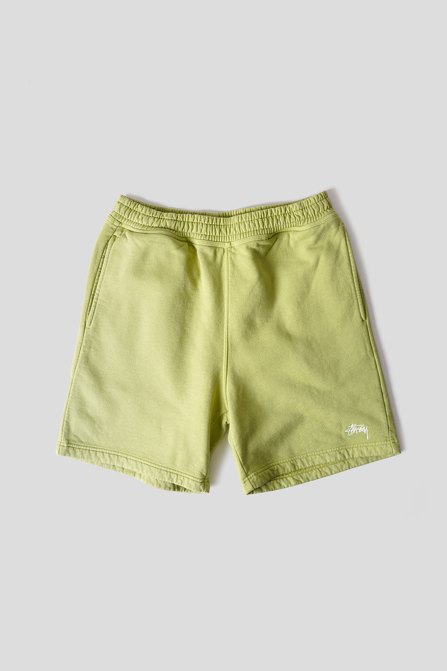 Stussy SHORT STOCK LOGO PALE GREEN – LE LABO STORE