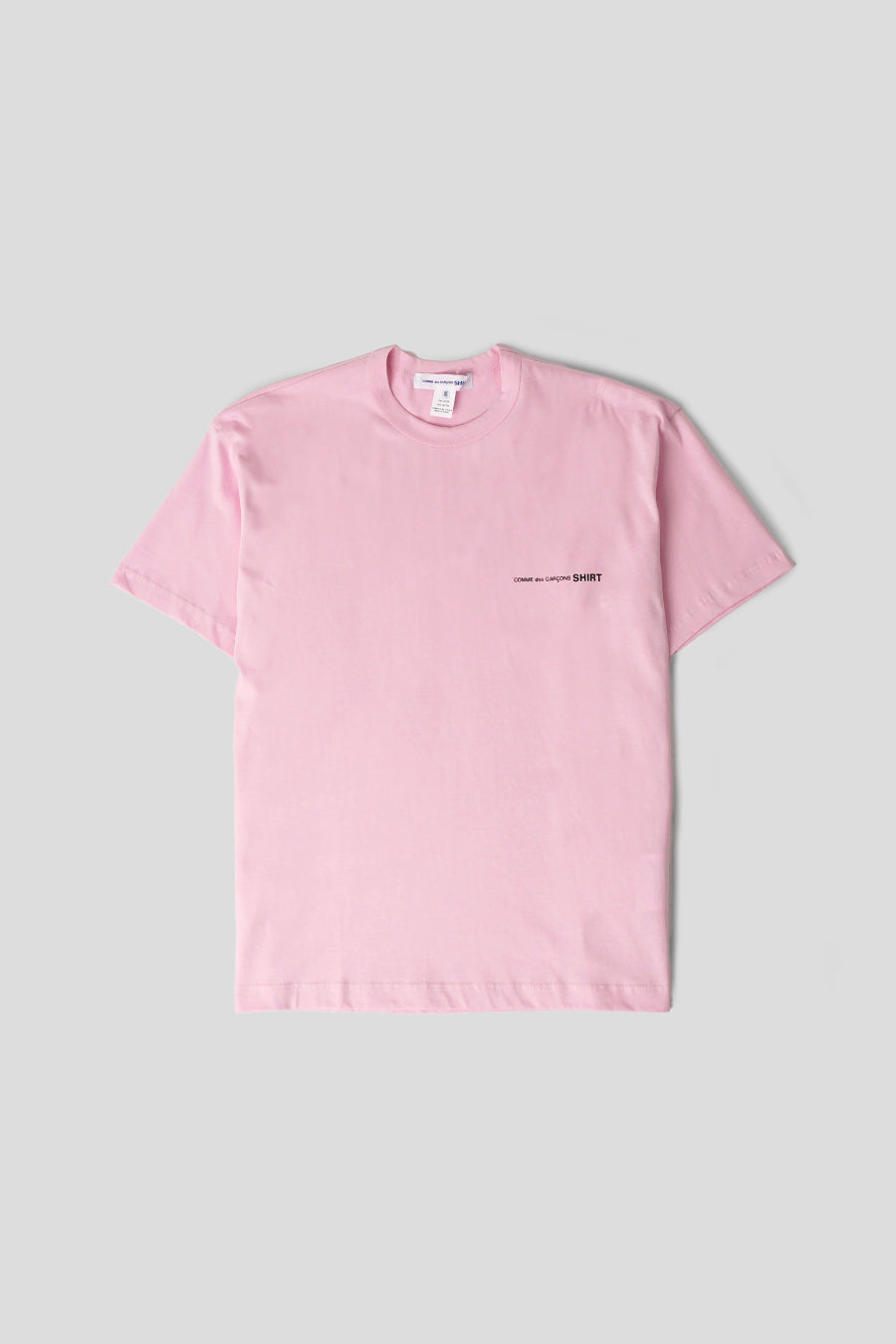 Comme des garçons SHIRT PINK OVERSIZE LOGO CDG SHIRT T-SHIRT