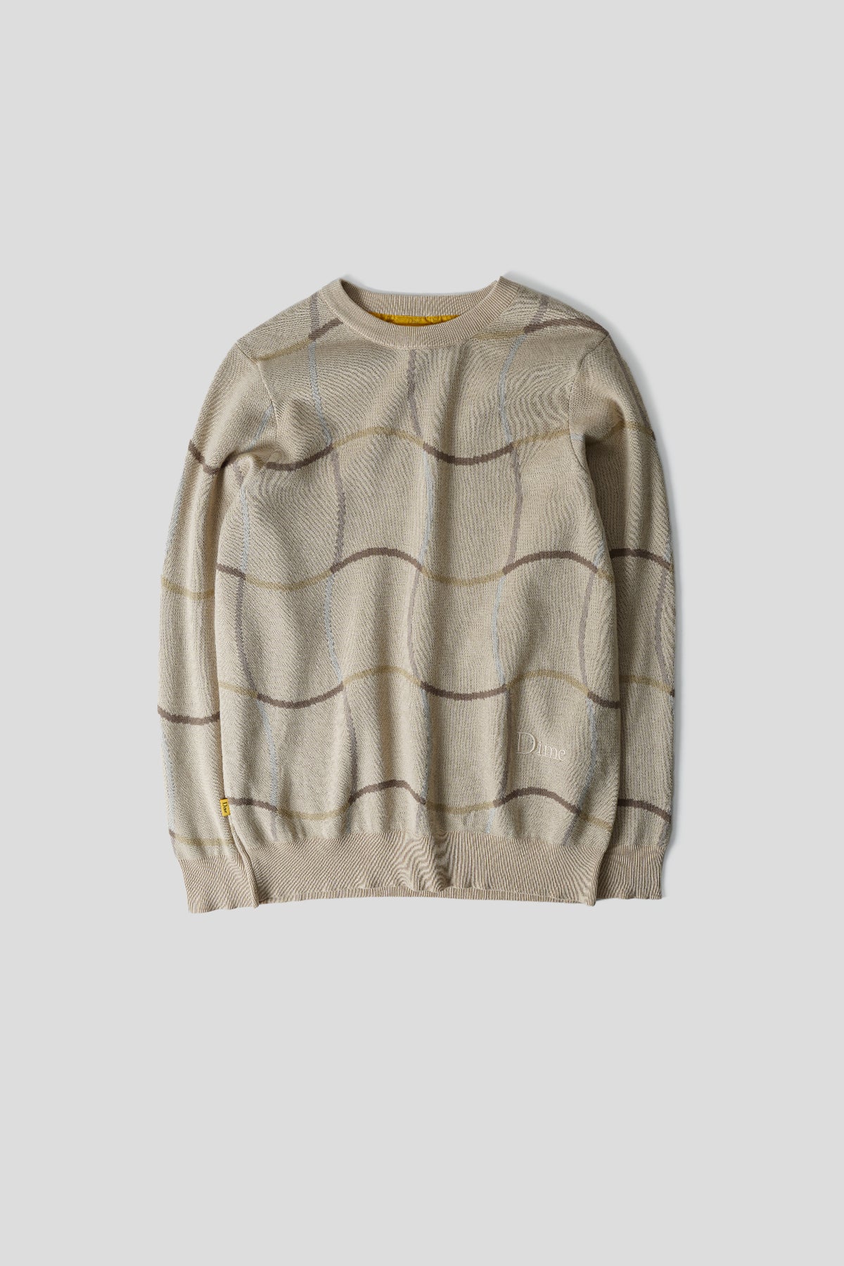 DIME WAVE KNIT SWEATERカラーALMOND - ニット