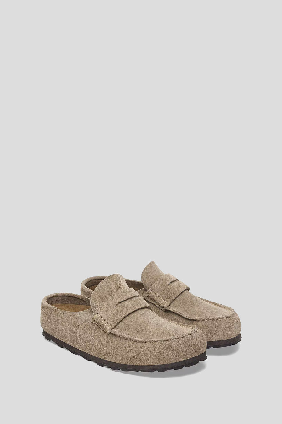BIRKENSTOCK - NAPLES WRAPPED SUEDE LEATHER TAUPE - LE LABO STORE