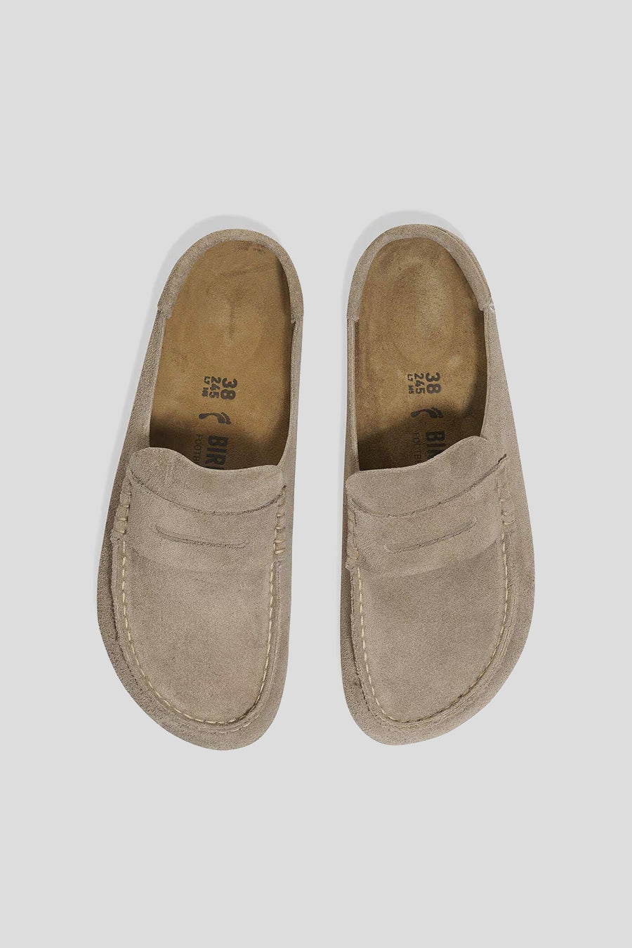 BIRKENSTOCK - NAPLES WRAPPED SUEDE LEATHER TAUPE - LE LABO STORE