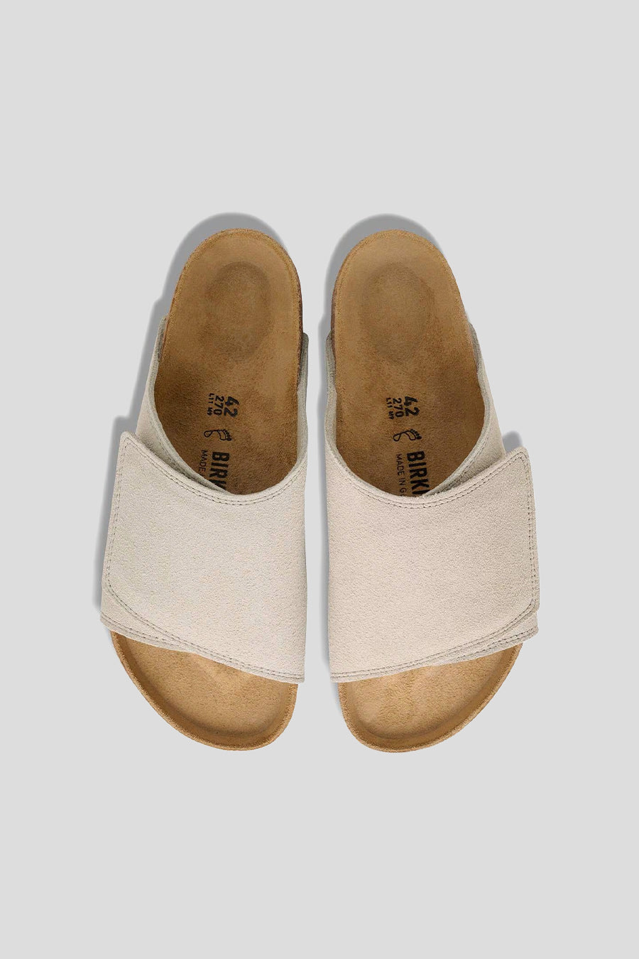 BIRKENSTOCK - SOLANA SUEDE LEATHER OYSTER - LE LABO STORE