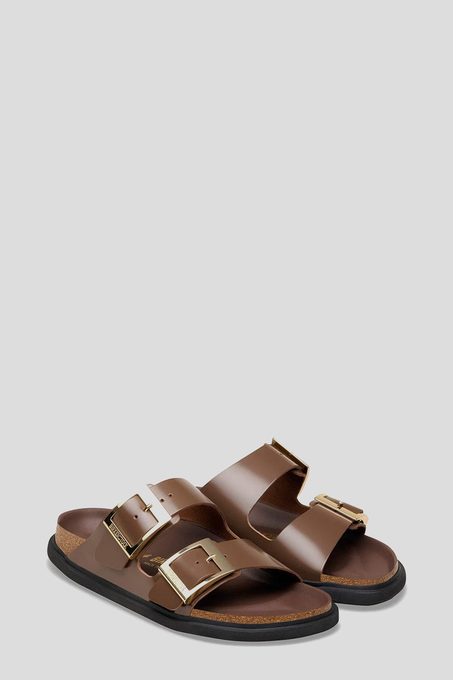 BIRKENSTOCK - ARIZONA DROPLET BUCKLE NATURAL LEATHER PATENT HIGH-SHINE CARAFE - LE LABO STORE