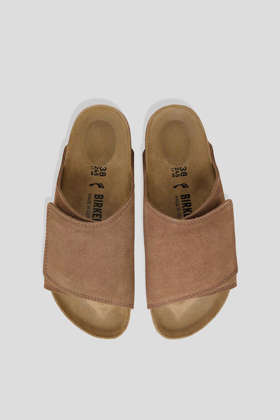 BIRKENSTOCK - SOLANA SUEDE LEATHER DARK TEA - LE LABO STORE