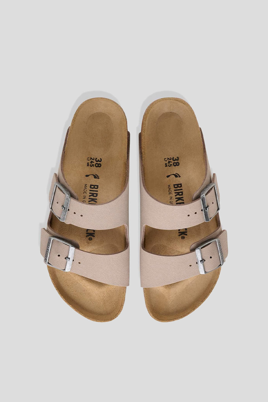 BIRKENSTOCK - ARIZONA BIRKIBUC GRAY TAUPE - LE LABO STORE