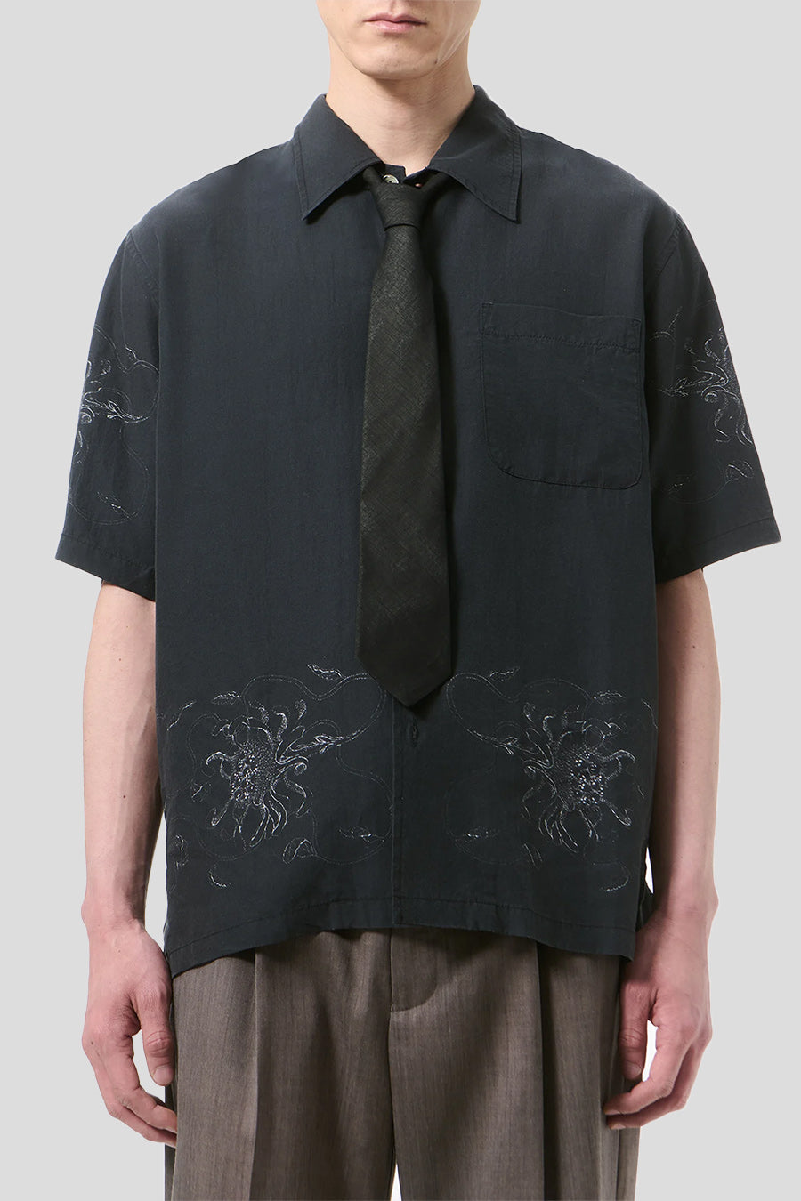 Our Legacy - BLACK ECHO PRISTINE VOILE TIE - LE LABO STORE
