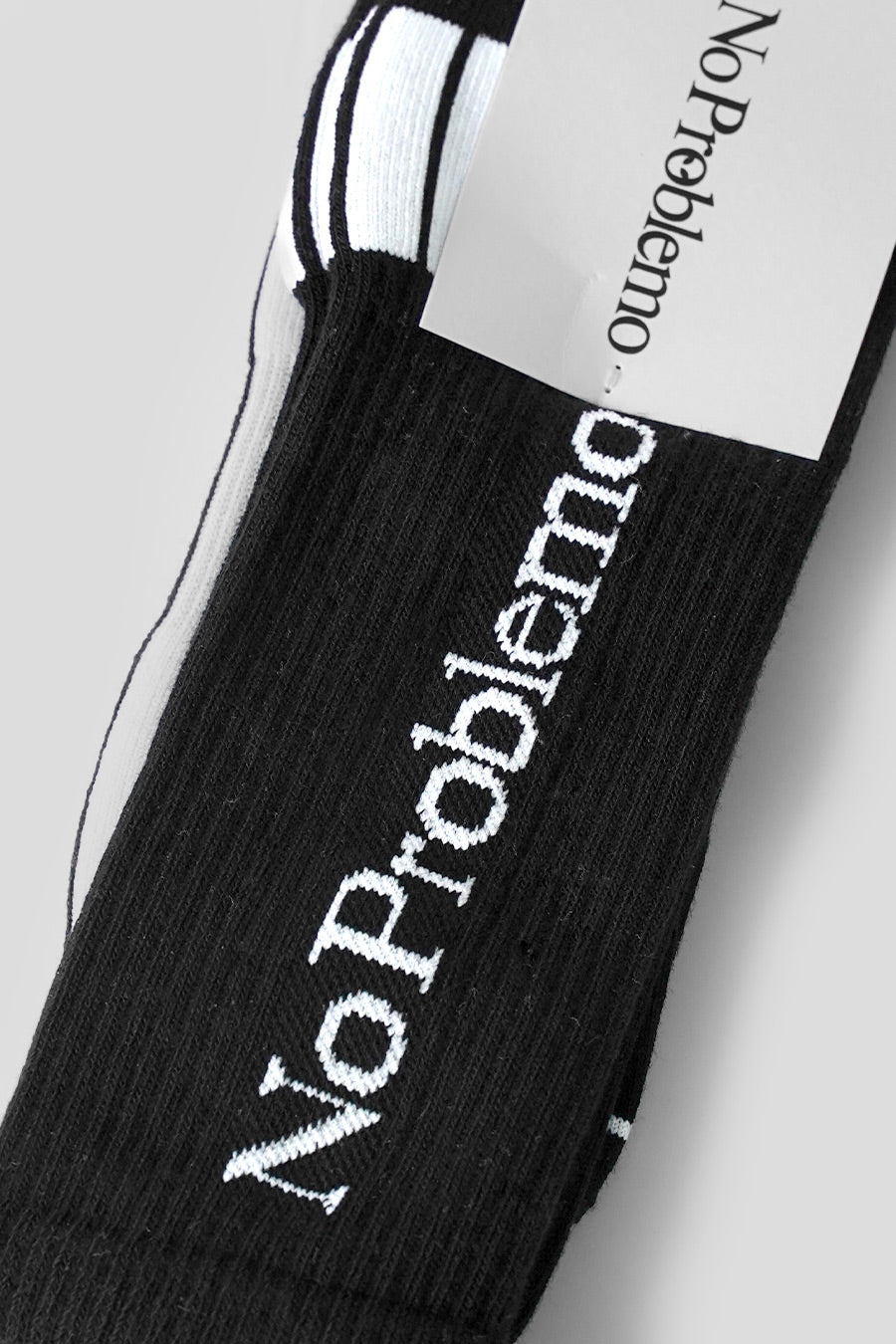 NO PROBLEMO - CHAUSSETTES NOIRE ET BLANCHE - LE LABO STORE