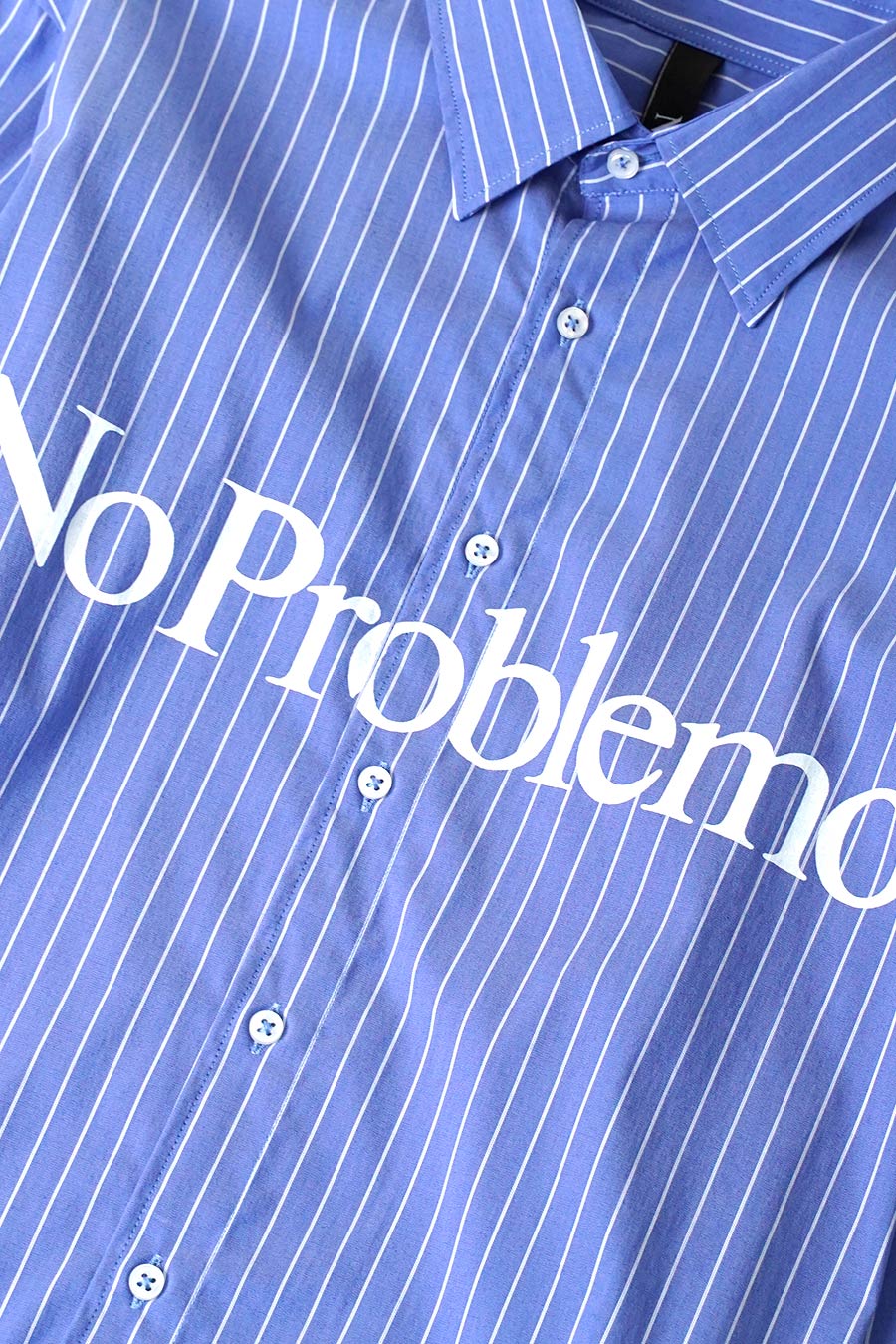 NO PROBLEMO - BLUE LONG-SLEEVED POPLIN SHIRT - LE LABO STORE