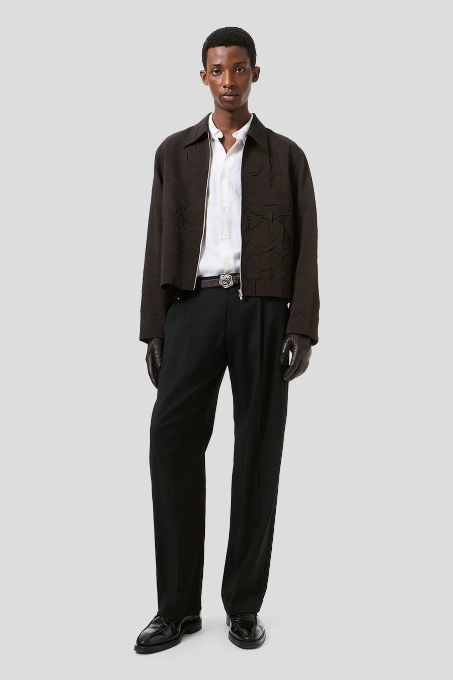 Our Legacy - DARK BROWN MINI JACKET JACKET - LE LABO STORE
