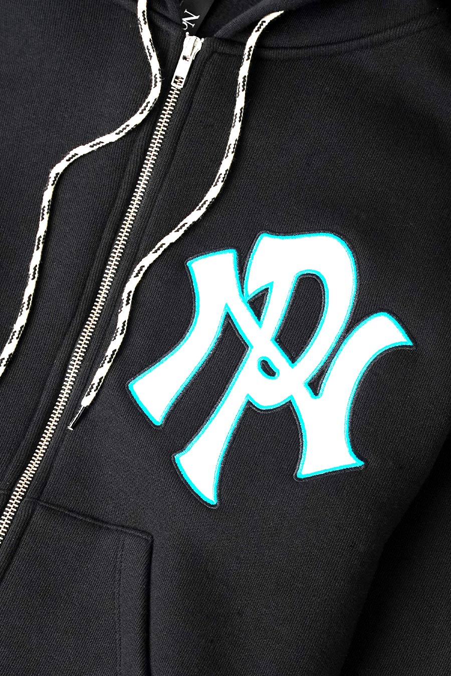 NO PROBLEMO - BLACK NYP PREMIUM ZIP-UP HOODIE - LE LABO STORE