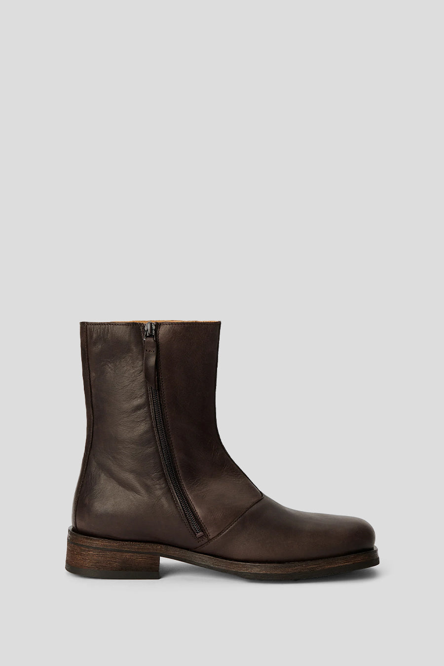 Our Legacy - MATTED BROWN WAXED BOVINE CAMION BOOT - LE LABO STORE