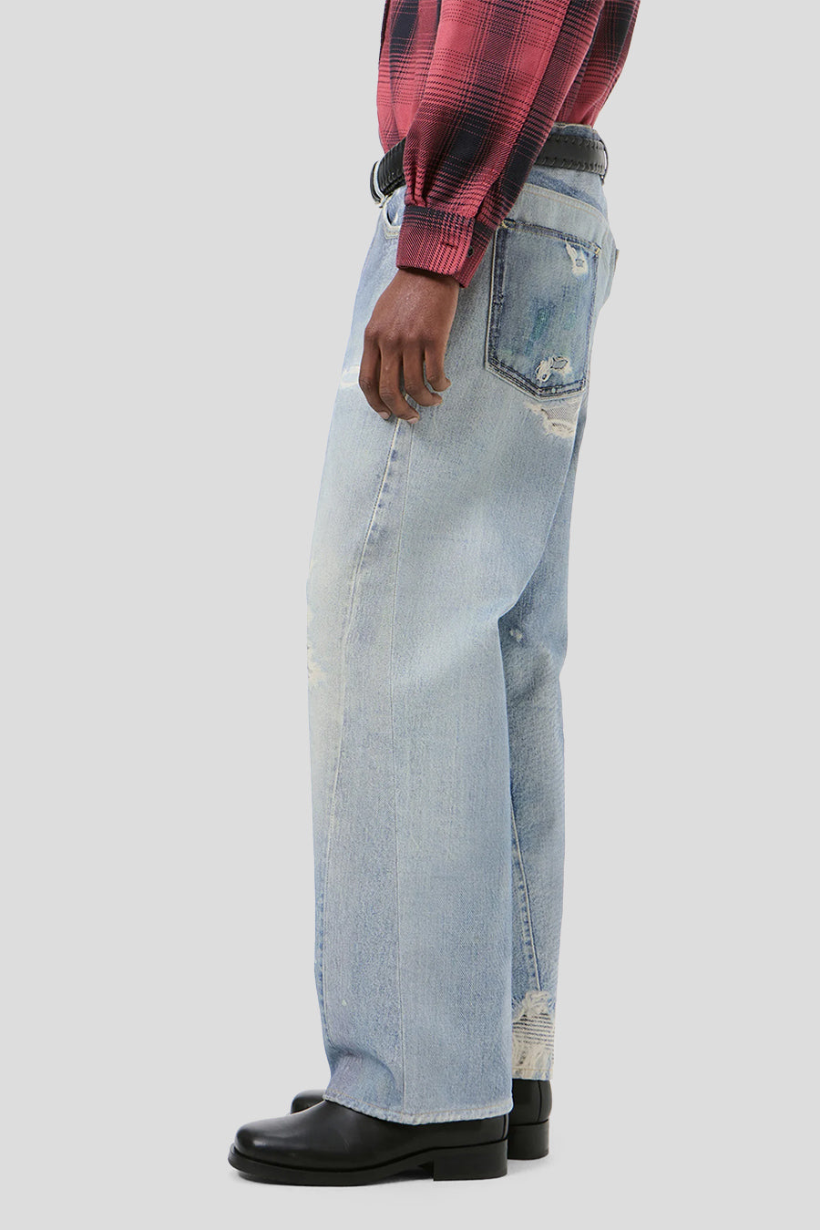 Our Legacy - THIRD CUT DIGITAL DENIM PRINT BLUE JEANS - LE LABO STORE