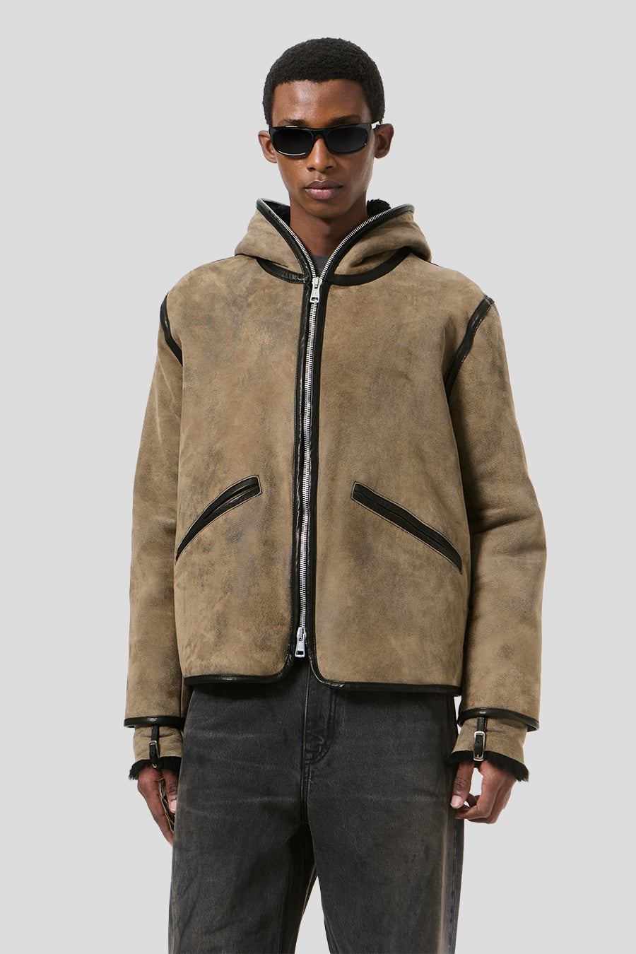 Our Legacy - BROWN FULL ZIP JACKET - LE LABO STORE