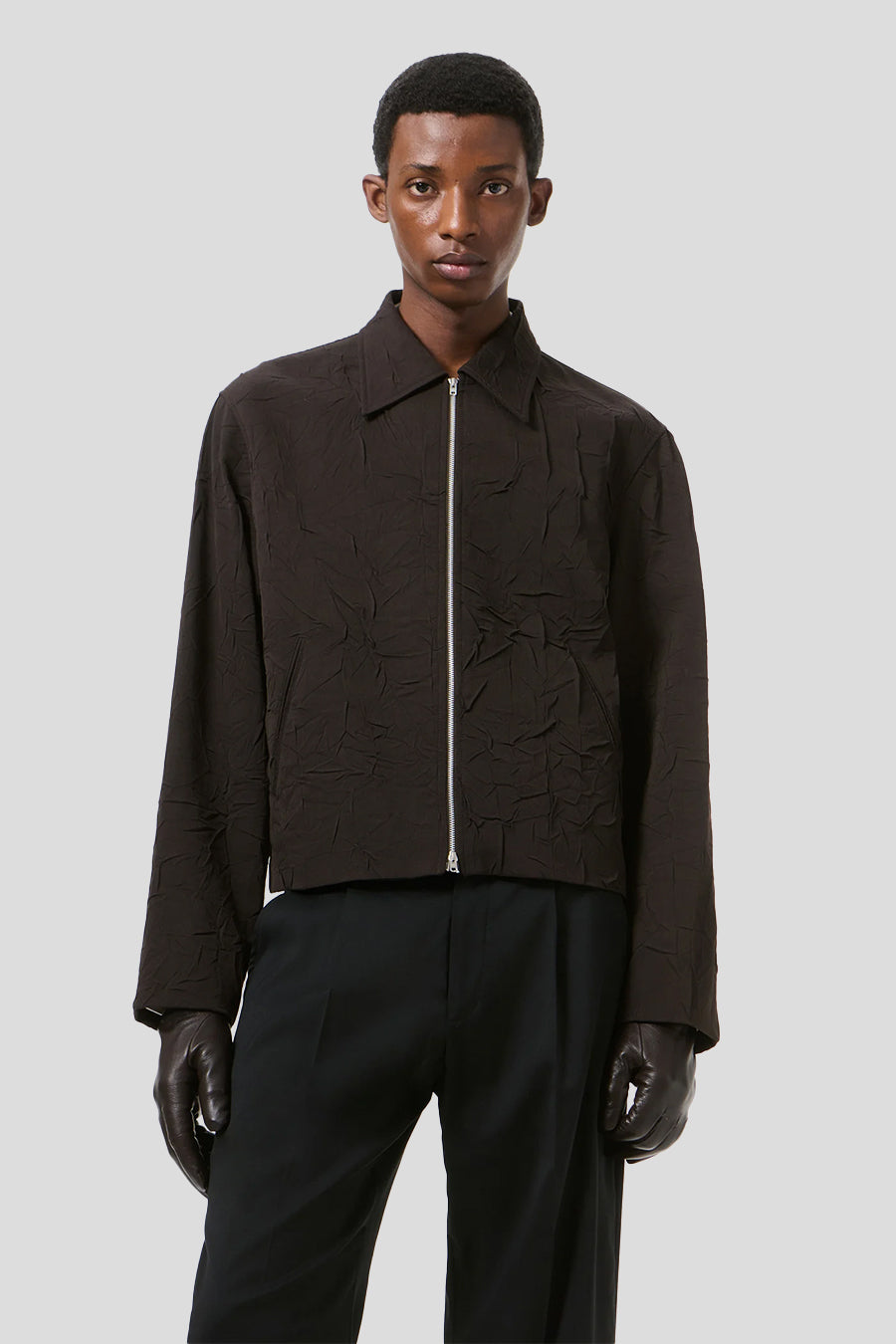 Our Legacy - DARK BROWN MINI JACKET JACKET - LE LABO STORE