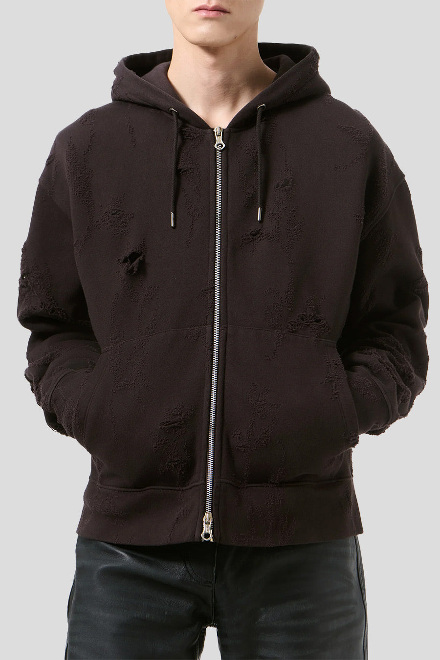 Our Legacy - BROWN ZIP RASCAL HOODIE - LE LABO STORE