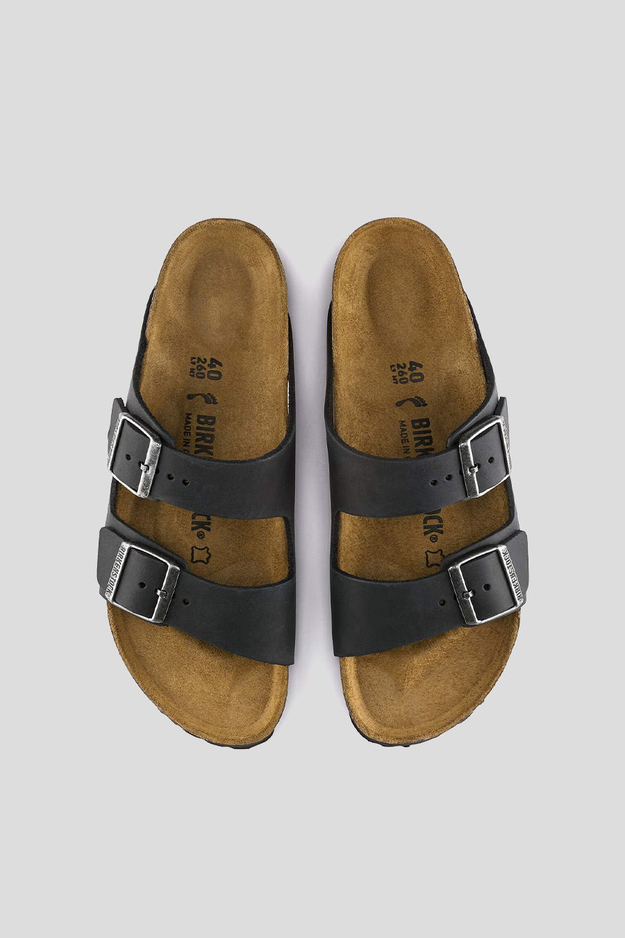 BIRKENSTOCK - ARIZONA OILED LEATHER BLACK - LE LABO STORE