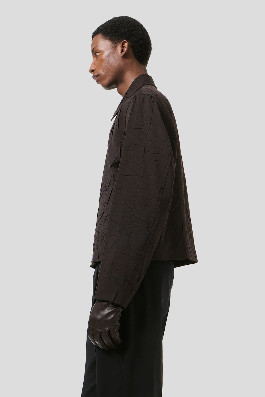Our Legacy - DARK BROWN MINI JACKET JACKET - LE LABO STORE