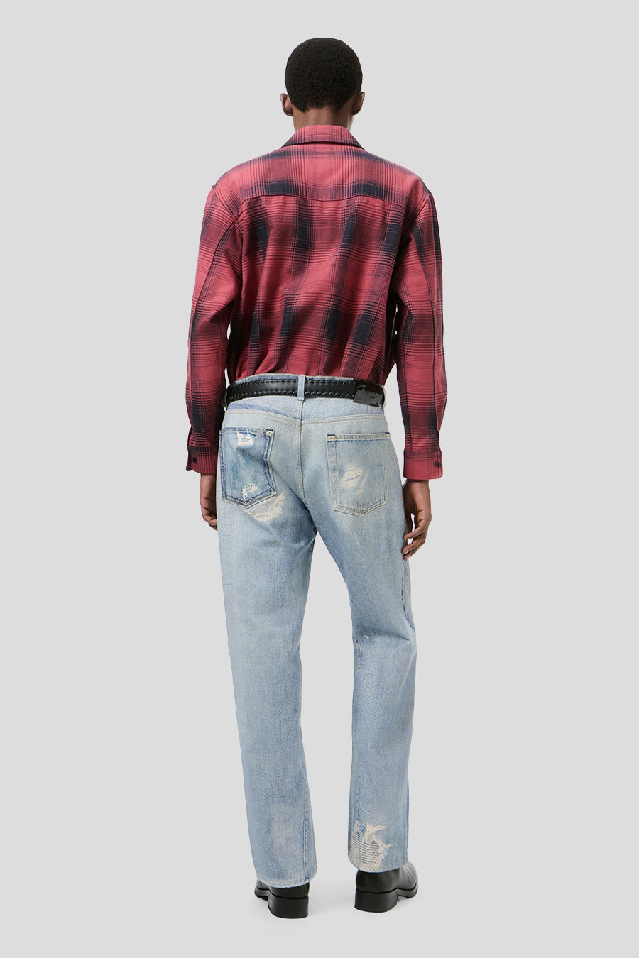 Our Legacy - THIRD CUT DIGITAL DENIM PRINT BLUE JEANS - LE LABO STORE