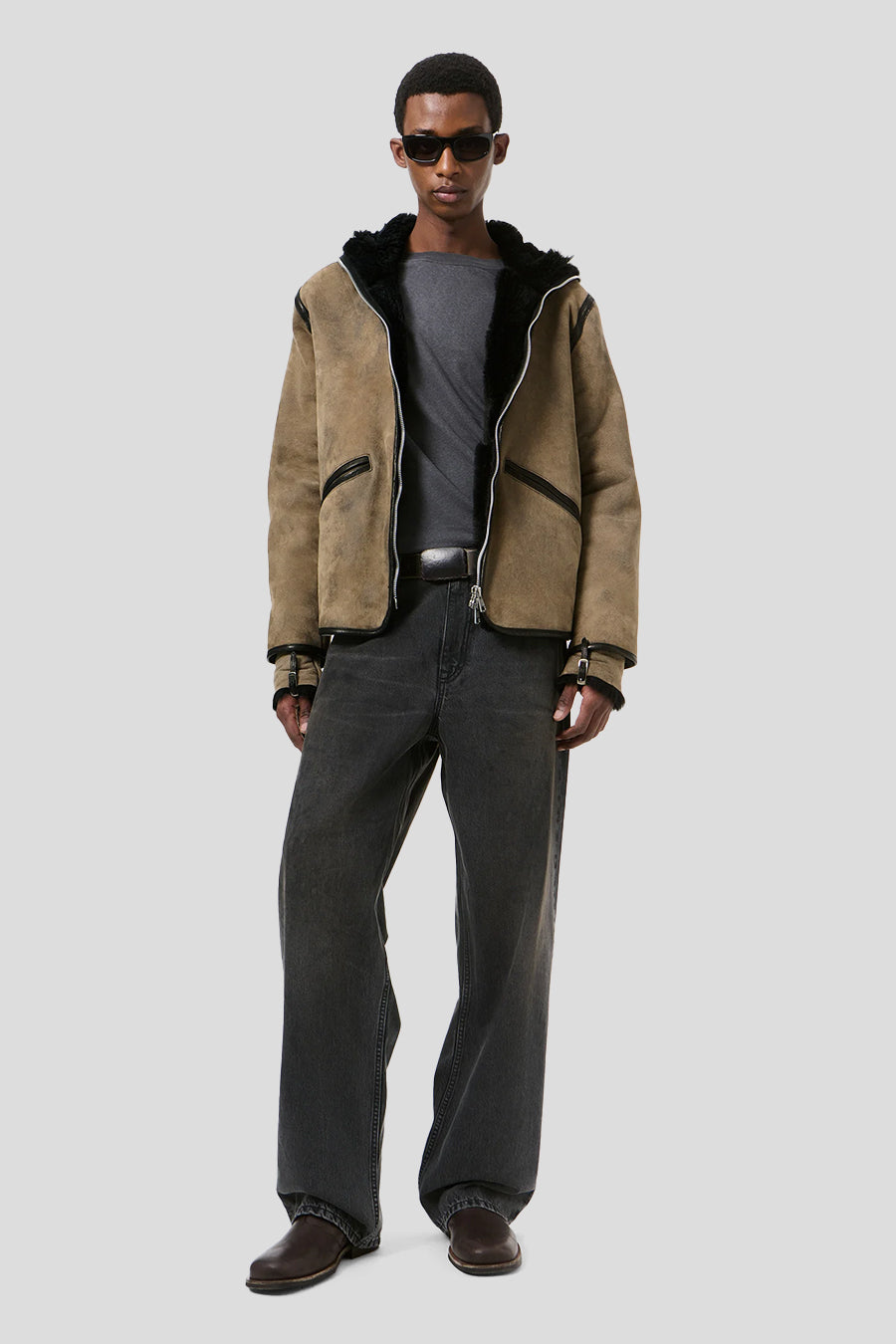 Our Legacy - BROWN FULL ZIP JACKET - LE LABO STORE