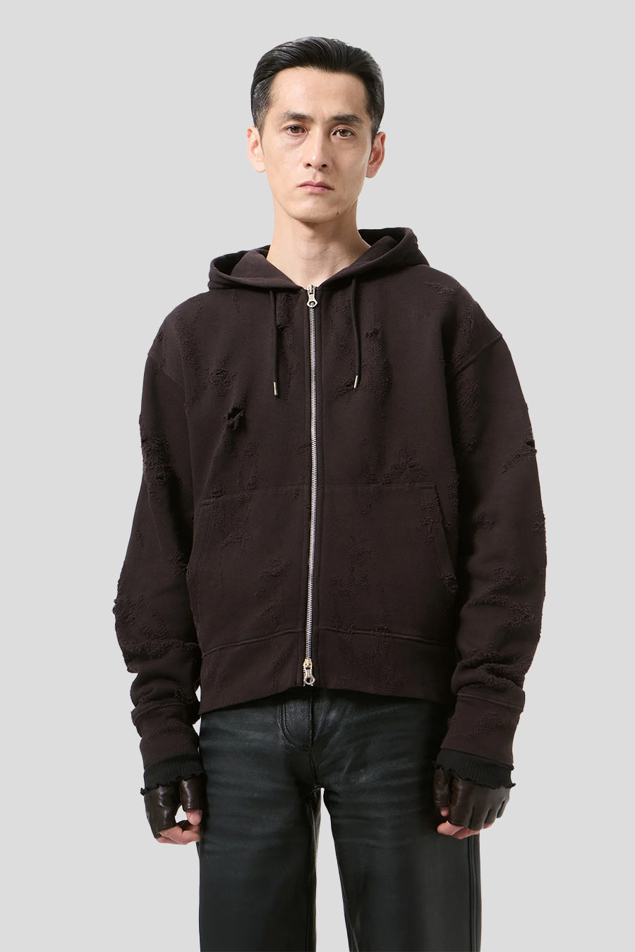 Our Legacy - HOODIE ZIP RASCAL MARRON - LE LABO STORE