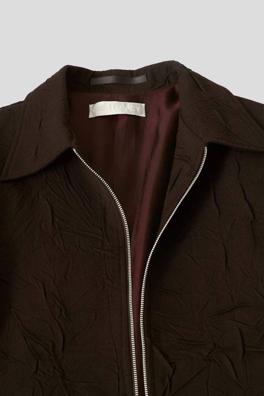 Our Legacy - DARK BROWN MINI JACKET JACKET - LE LABO STORE