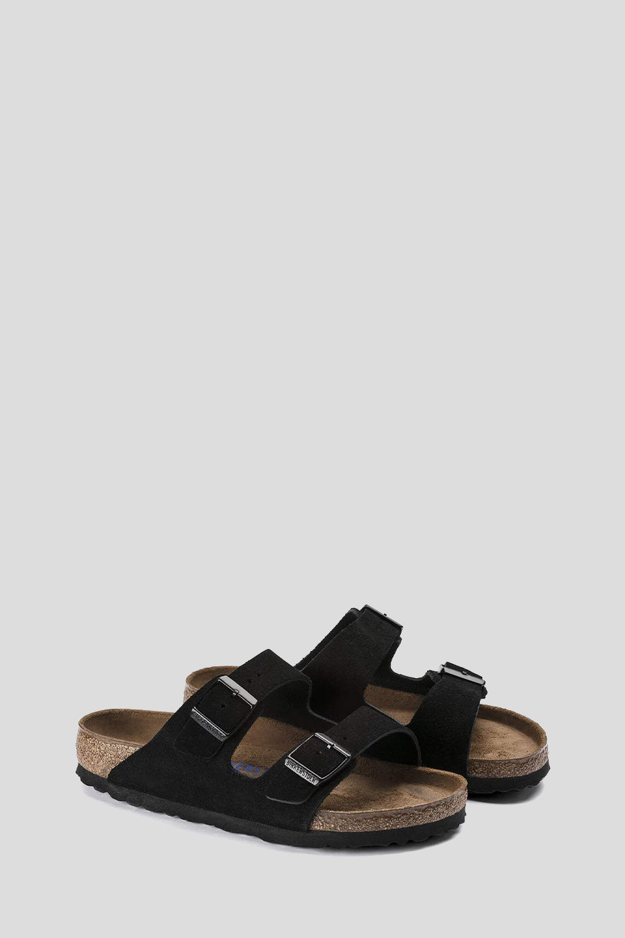 BIRKENSTOCK - ARIZONA SOFT FOOTBED SUEDE LEATHER BLACK - LE LABO STORE