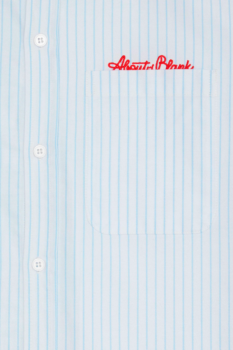 about:blank - WHITE AND BLUE OXFORD SCRIPT LOGO SHIRTS - LE LABO STORE