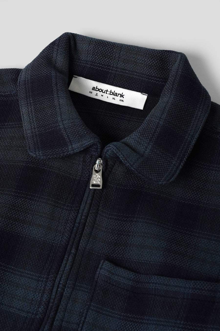 about:blank - CHEMISE PLAID ZIPPED NOIRE - LE LABO STORE
