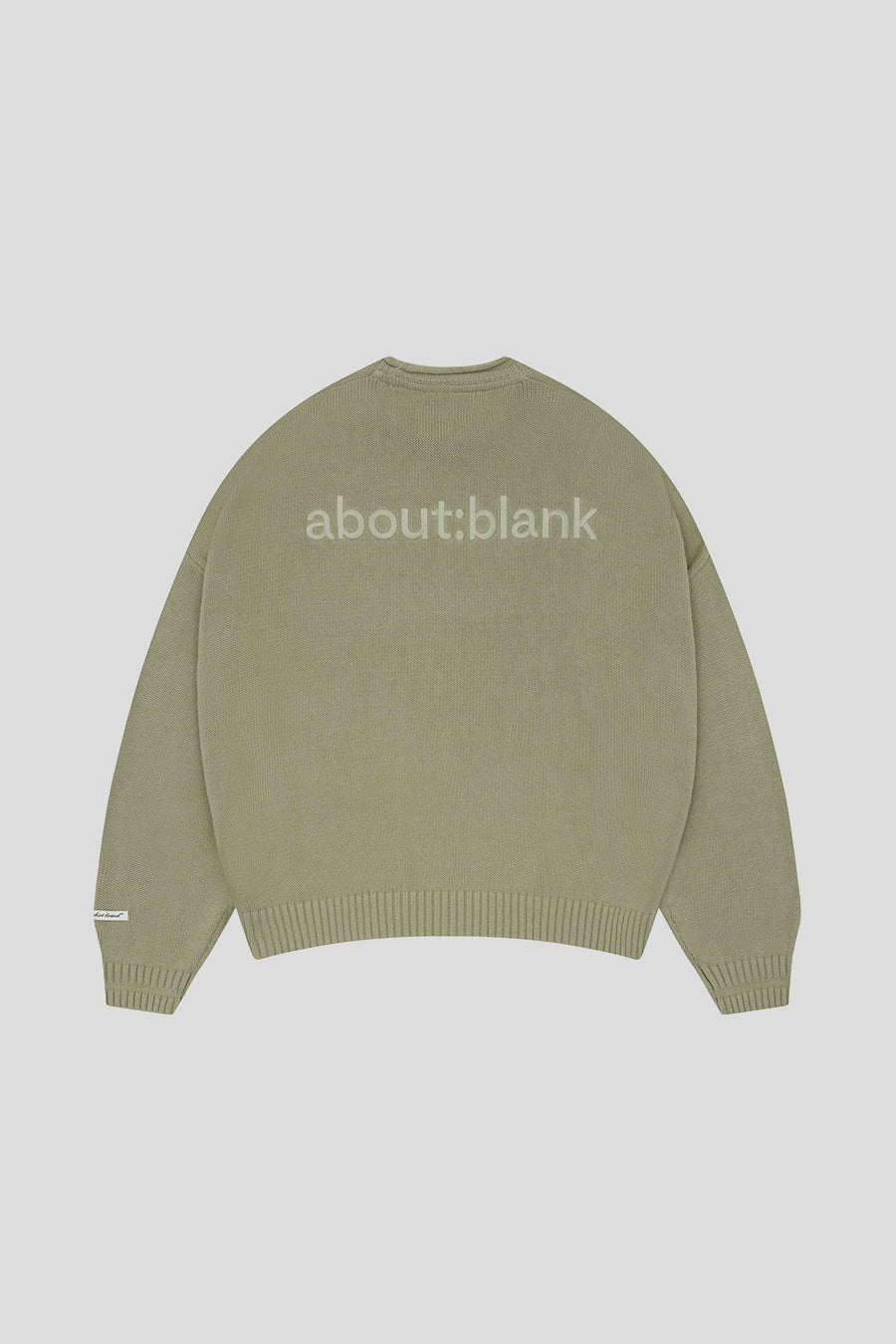 about:blank - CREWNECK LOOSE KNIT ROLLED SAGE - LE LABO STORE