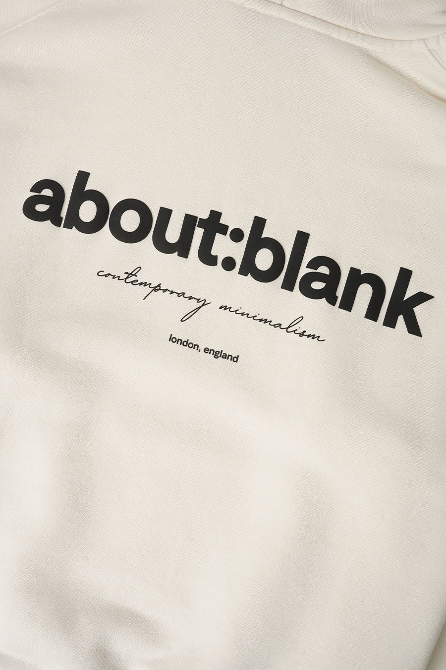 about:blank - HOODIE BOX ÉCRU - LE LABO STORE