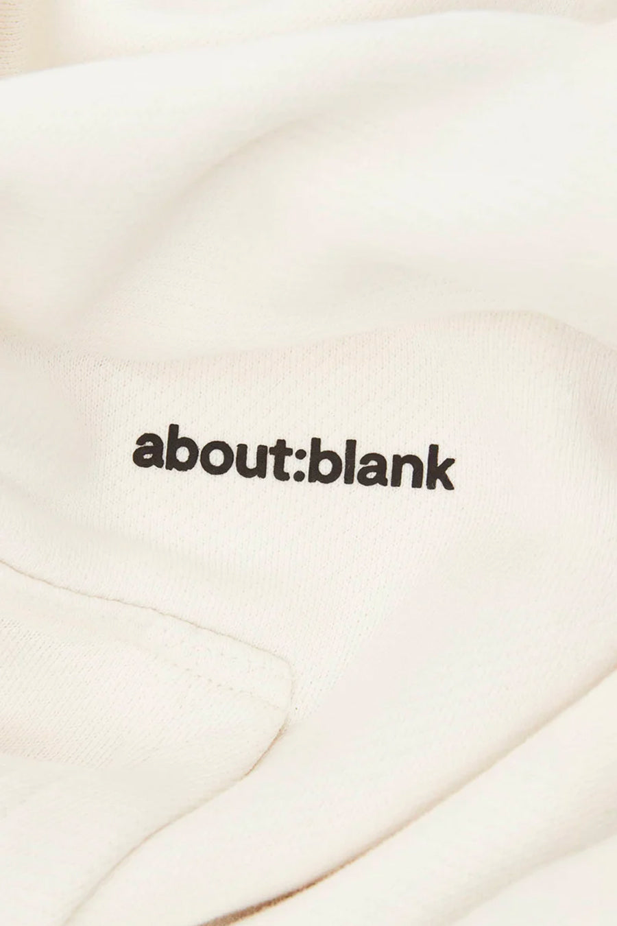 about:blank - HOODIE BOX ÉCRU ET BLACK - LE LABO STORE