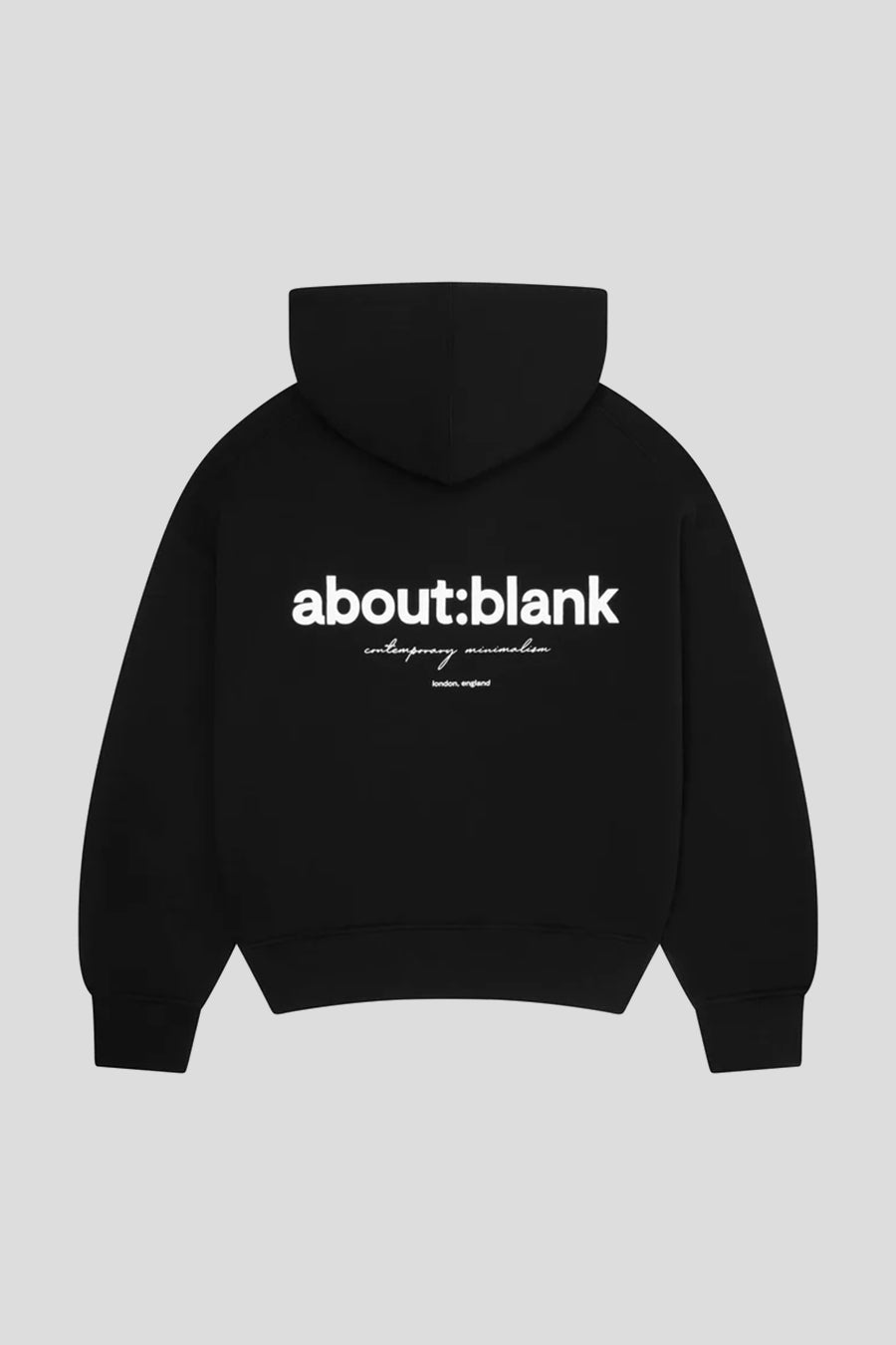 about:blank - HOODIE BOX NOIR ET ÉCRU - LE LABO STORE