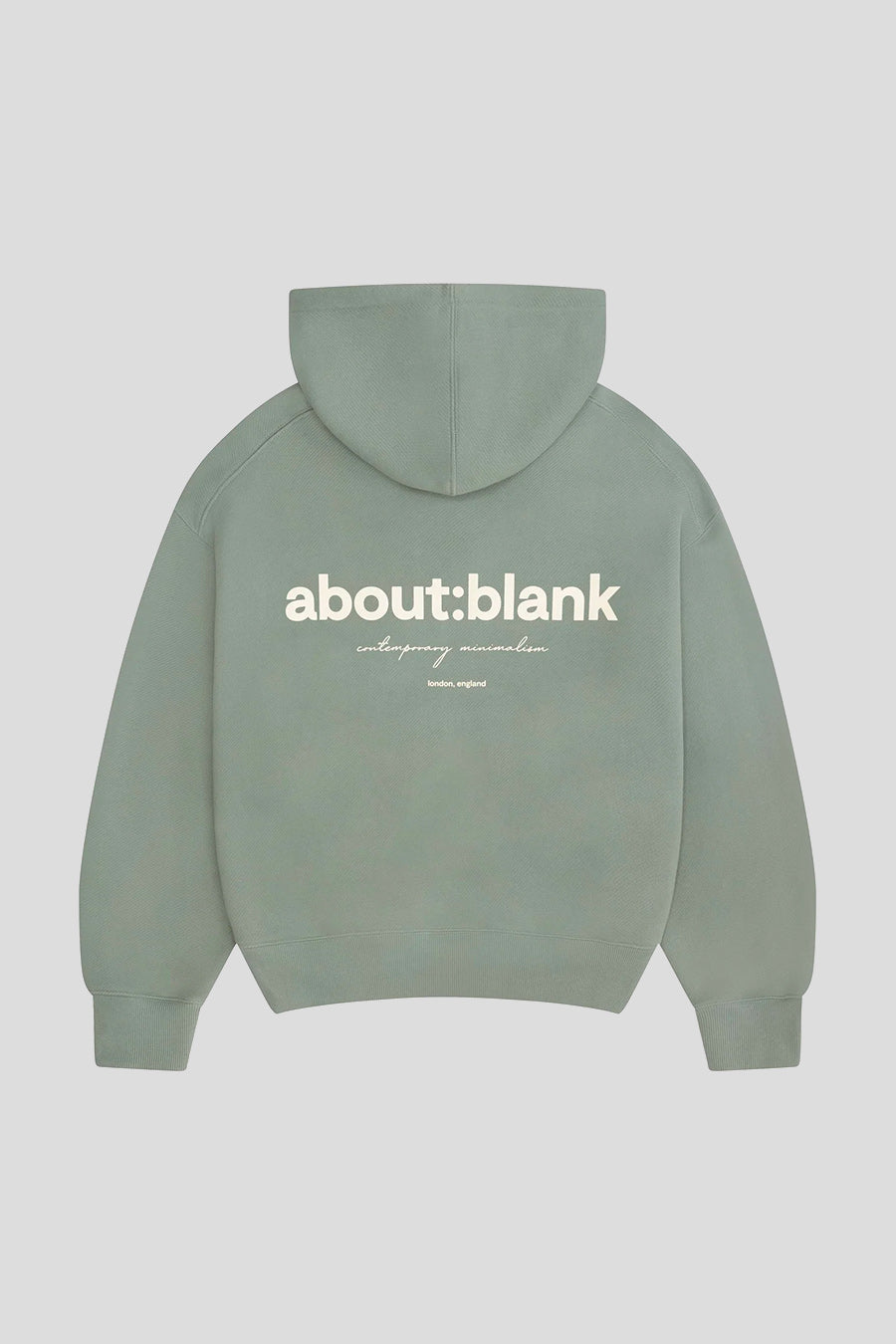 about:blank - HOODIE BOX SAGE ET ÉCRU - LE LABO STORE