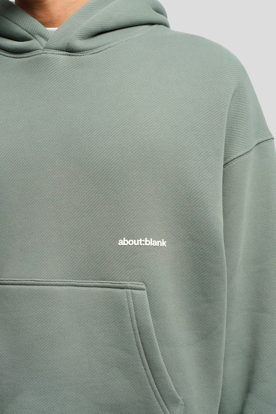 about:blank - HOODIE BOX SAGE ET ÉCRU - LE LABO STORE